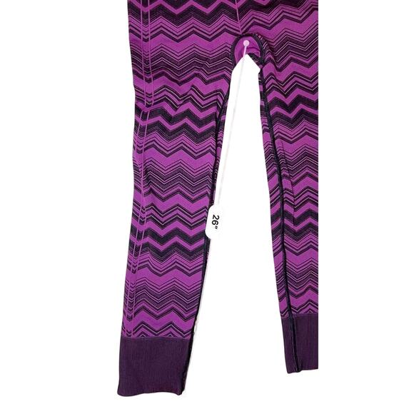 Lululemon Ebb to Street Heathered Plum Chevron Pant 6 Athleisure‎ Activewear - Picture 5 of 11